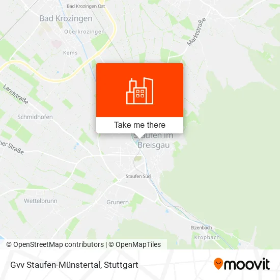 Карта Gvv Staufen-Münstertal