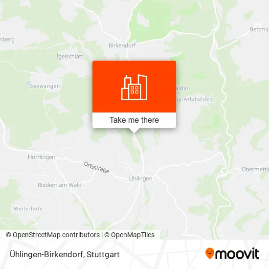 Карта Ühlingen-Birkendorf