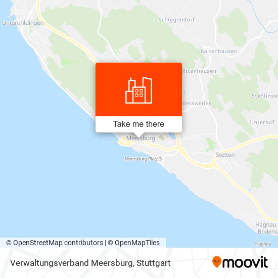 Verwaltungsverband Meersburg map