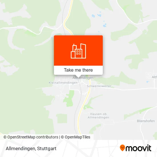 Карта Allmendingen
