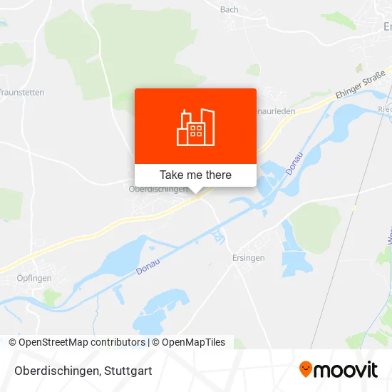 Oberdischingen map