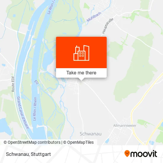 Карта Schwanau