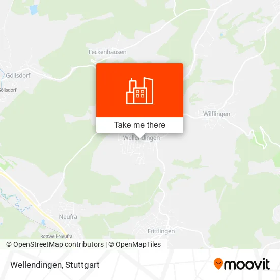 Карта Wellendingen