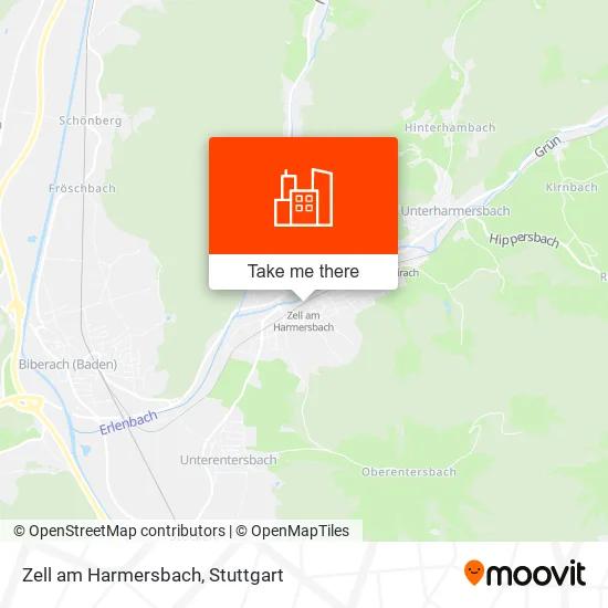 Карта Zell am Harmersbach
