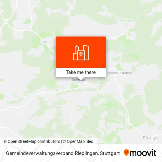 Карта Gemeindeverwaltungsverband Riedlingen