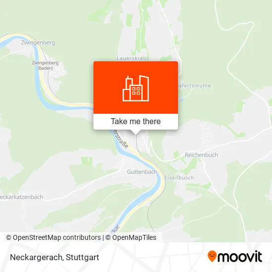 Neckargerach map