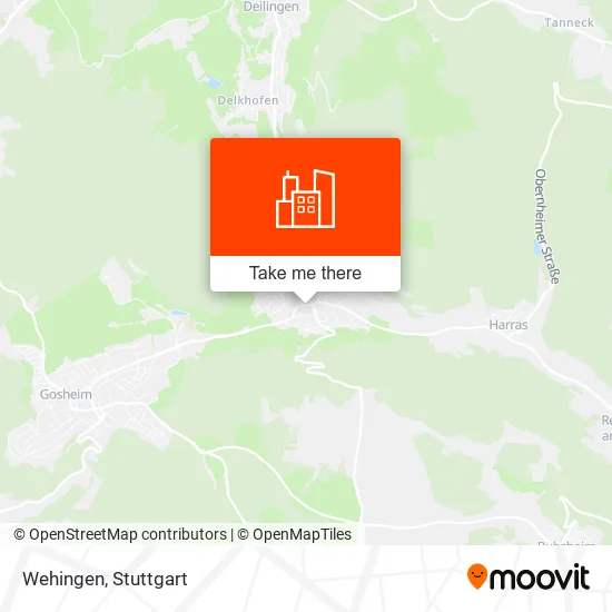 Wehingen map