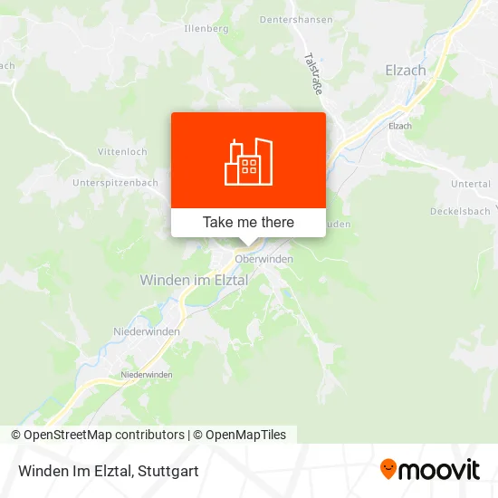 Winden Im Elztal map
