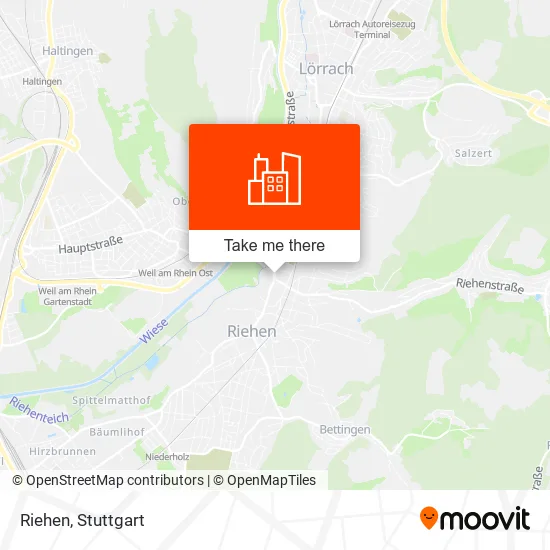 Карта Riehen
