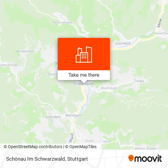 Карта Schönau Im Schwarzwald