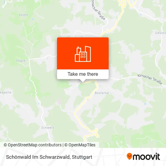 Карта Schönwald Im Schwarzwald