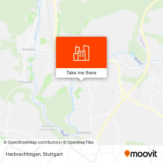 Карта Herbrechtingen