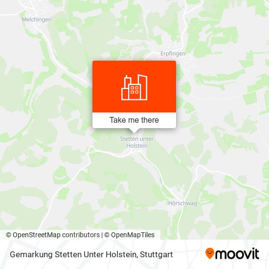 Gemarkung Stetten Unter Holstein map