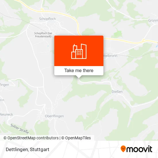 Карта Dettlingen