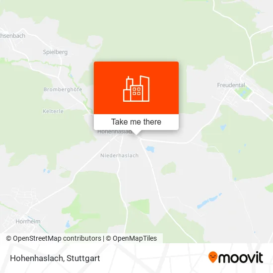 Hohenhaslach map