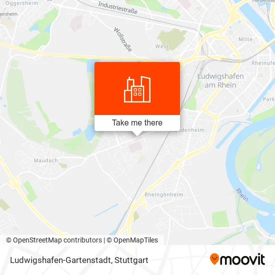 Карта Ludwigshafen-Gartenstadt