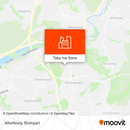 Карта Altenburg