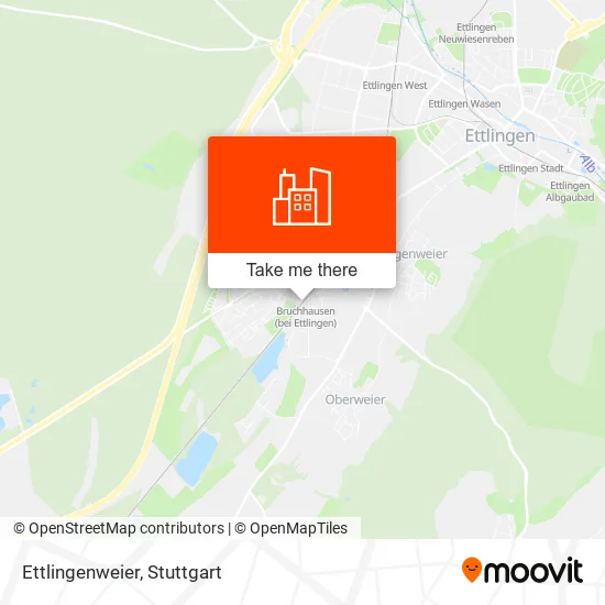 Карта Ettlingenweier