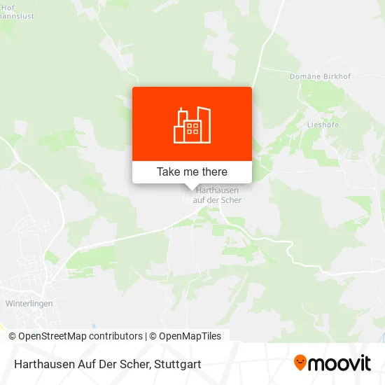 Карта Harthausen Auf Der Scher