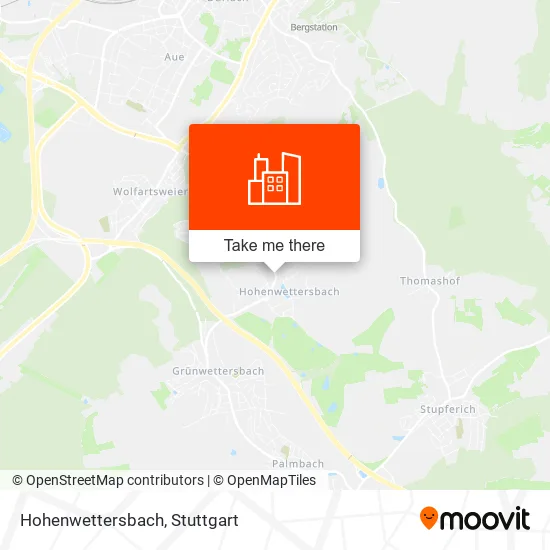 Карта Hohenwettersbach
