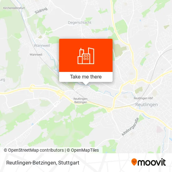 Карта Reutlingen-Betzingen