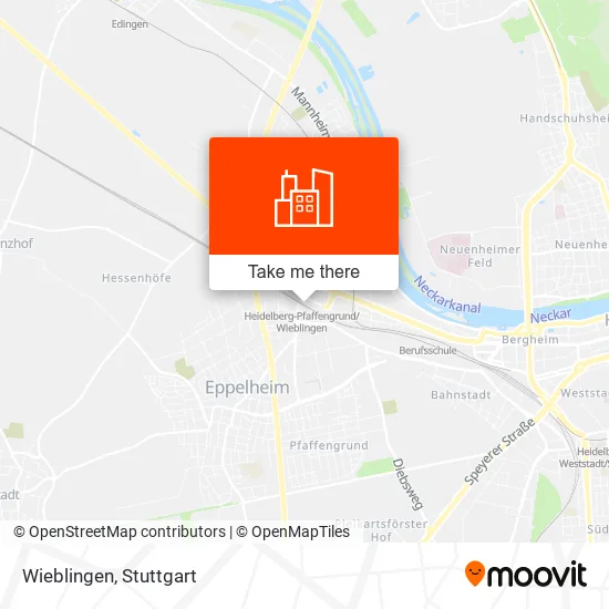 Карта Wieblingen