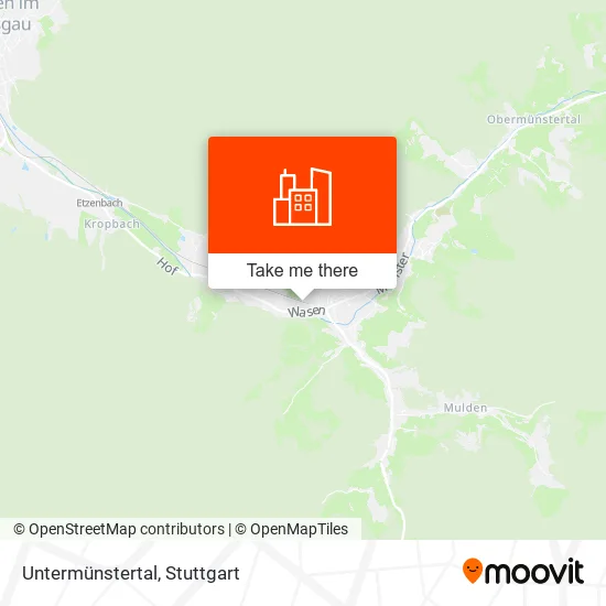 Карта Untermünstertal