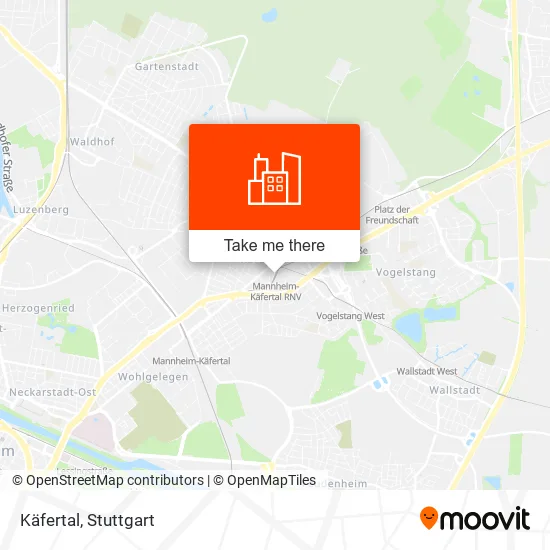 Карта Käfertal