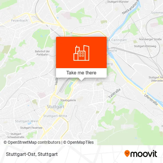 Stuttgart-Ost map