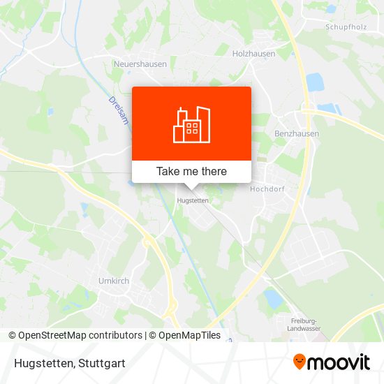 Hugstetten map