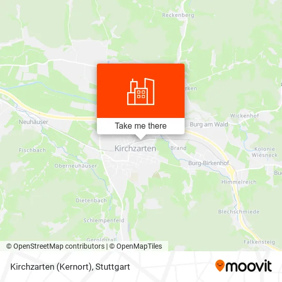 Карта Kirchzarten (Kernort)