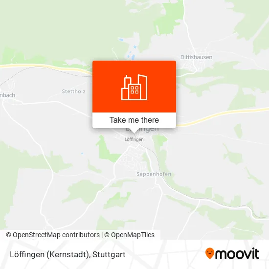 Карта Löffingen (Kernstadt)