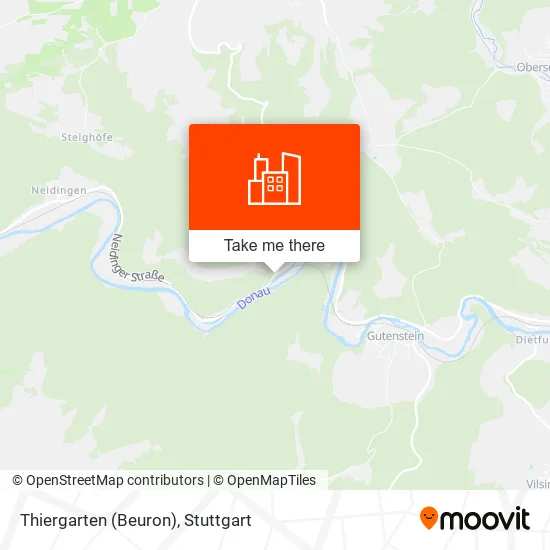 Thiergarten (Beuron) map
