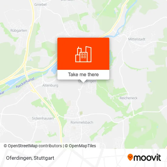 Карта Oferdingen