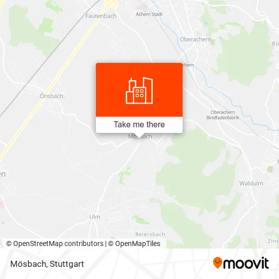 Карта Mösbach