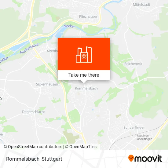 Карта Rommelsbach