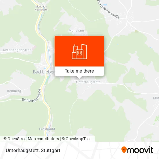 Карта Unterhaugstett
