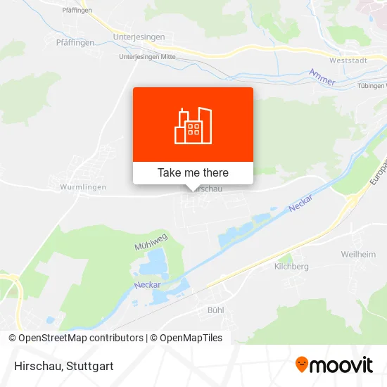 Карта Hirschau