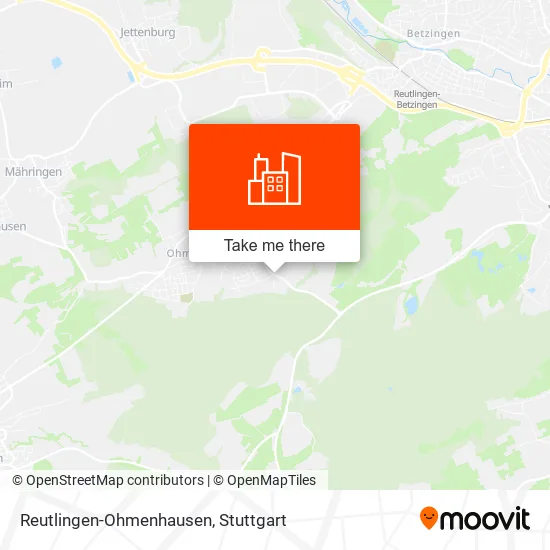 Карта Reutlingen-Ohmenhausen