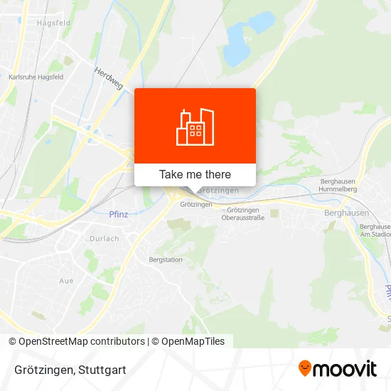 Карта Grötzingen