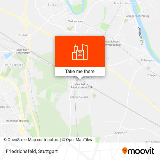 Карта Friedrichsfeld