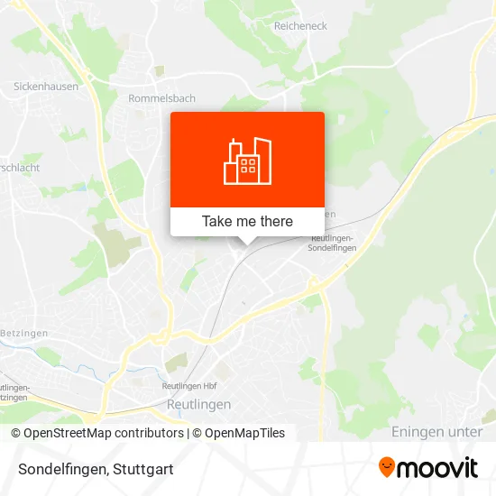 Карта Sondelfingen