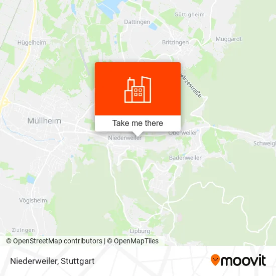 Карта Niederweiler