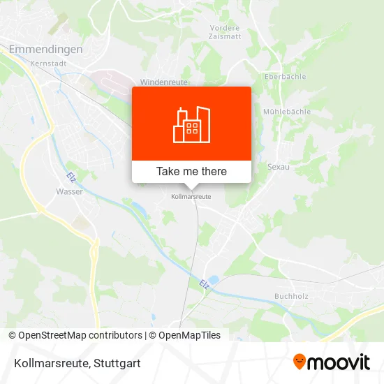 Kollmarsreute map