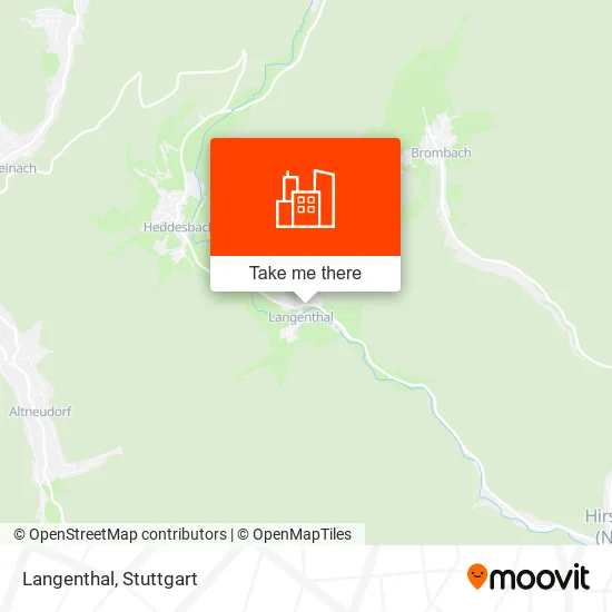 Langenthal map