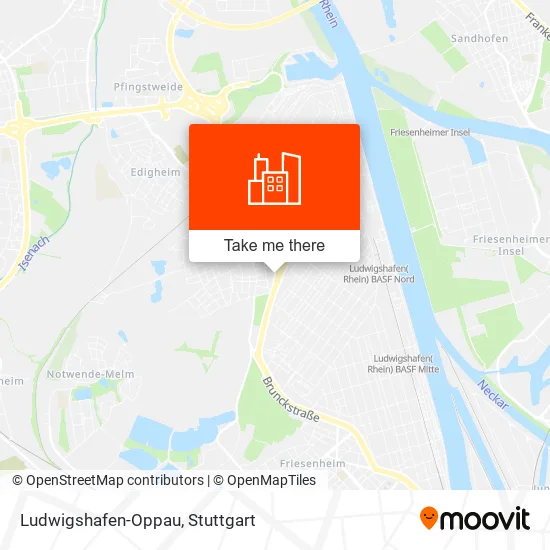 Карта Ludwigshafen-Oppau