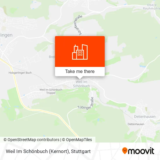 Карта Weil Im Schönbuch (Kernort)