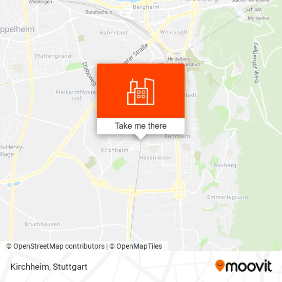 Карта Kirchheim