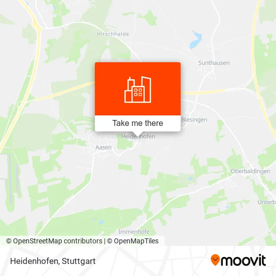 Карта Heidenhofen