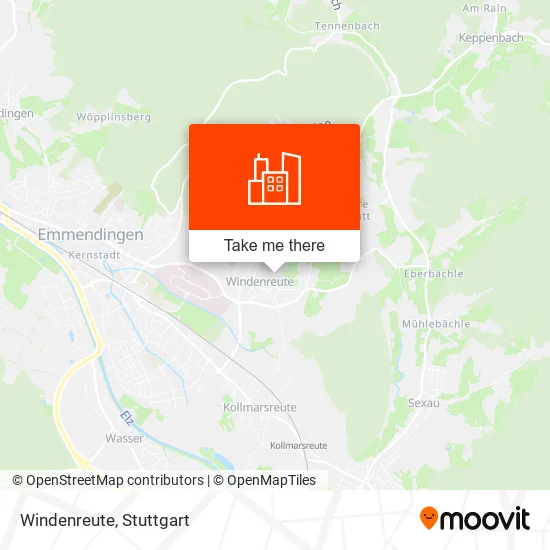 Карта Windenreute